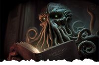 H.P. Lovecraft, Lovecraft Mythen, Kosmischer Horror, Literatur, Fantasy, Cthulhu, Buch, Leser, Geschichten, Shop, Merchandise, Merch, Youtube, Tintenfisch, Drachen, Kreatur, Außerirdisch, Humanoid